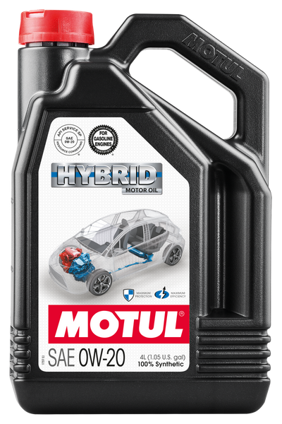 Motul 4L Hybrid Synthetic Motor Oil - 0W20