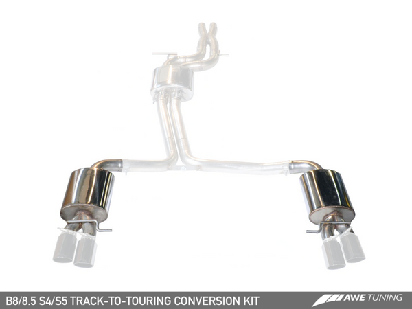AWE Tuning Audi B8.5 S4/S5 3.0T Track to Touring Edition Conversion Kit (for Kits w/102mm Tips)