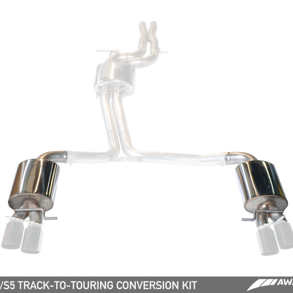 AWE Tuning Audi B8.5 S4/S5 3.0T Track to Touring Edition Conversion Kit (for Kits w/102mm Tips)