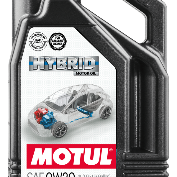 Motul 4L Hybrid Synthetic Motor Oil - 0W20