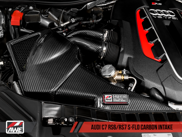 AWE Tuning Audi C7 RS6 / RS7 4.0T S-FLO Carbon Intake V2