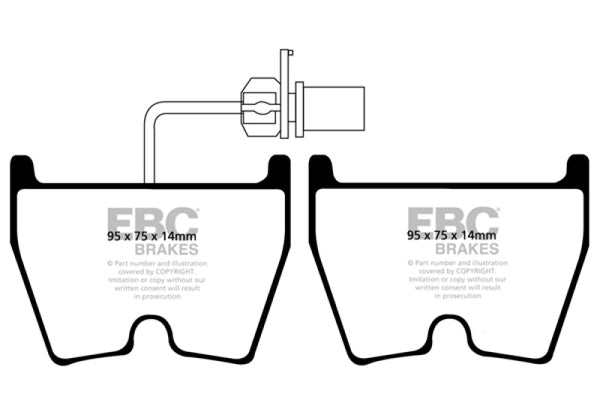 EBC 06-09 Audi RS4 4.2 (Cast Iron Rotors) Bluestuff Front Brake Pads