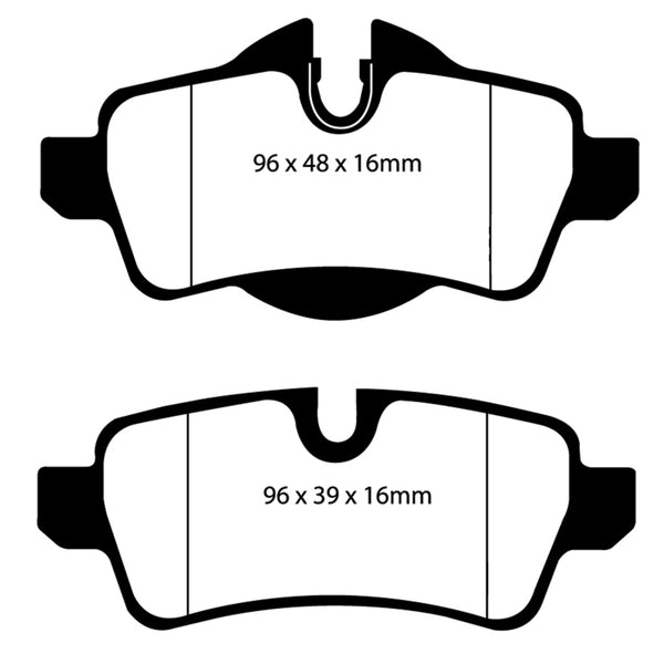 EBC 07-14 Mini Hardtop 1.6 Ultimax2 Rear Brake Pads