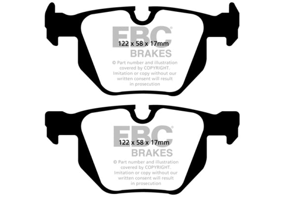 EBC 06-12 BMW 335i 3.0T (E90/E92/E93) Bluestuff Rear Brake Pads