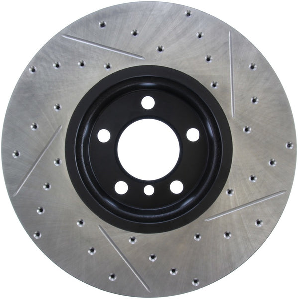 StopTech BMW 12-15 335i / 2014 428i / 2015 235i/228i Front Right Slotted & Drilled Sport Brake Rotor