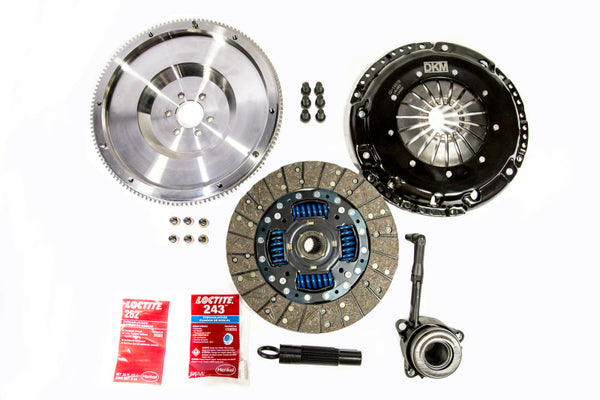 DKM Clutch 2.0 VW/Audi A3 FSI 6 Bolt Sprung Organic MB Clutch w/Steel Flywheel (440 ft/lbs Torque)