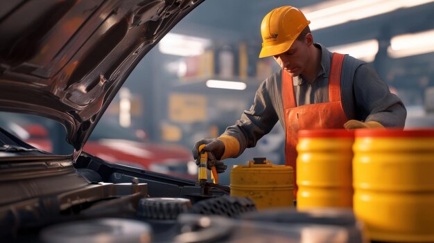 mechanic-working-car-garage